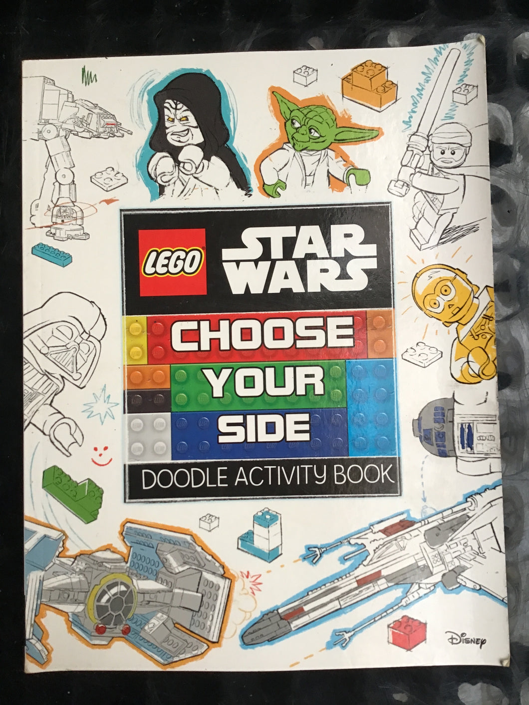 Lego Star Wars choose your side doodle activity book Disney
