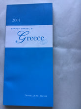Load image into Gallery viewer, 2001 Simply Greece Travellers’ Guide paperback Tour guide.
