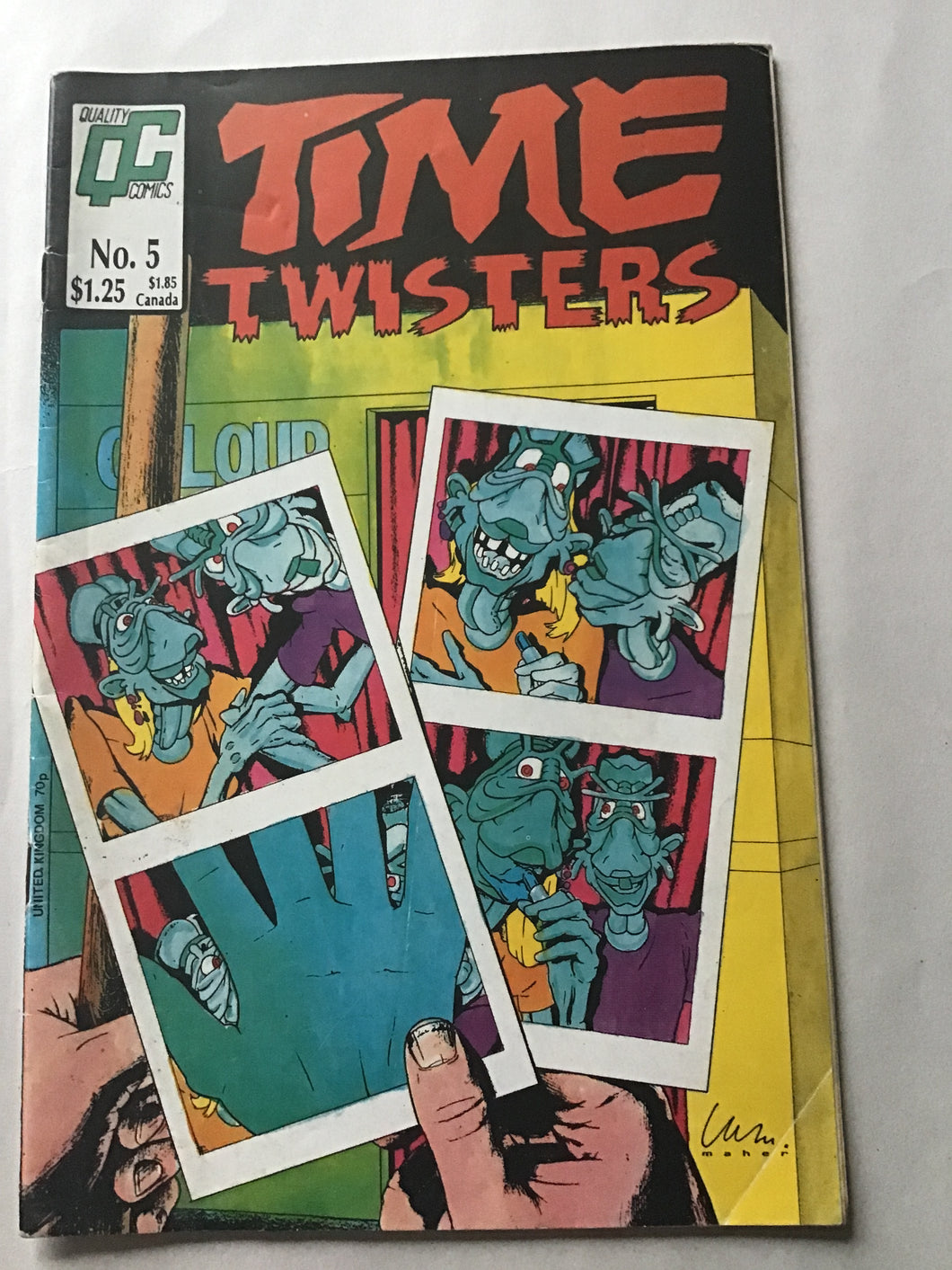 Quality comics QC number five Time Twisters number 5