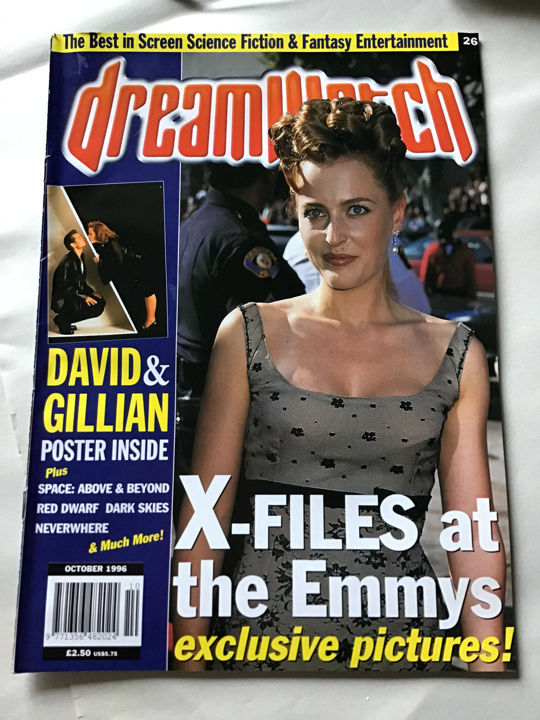 Dream watch Magazine October 1996 X-Files at the Emmys Red Dwarf