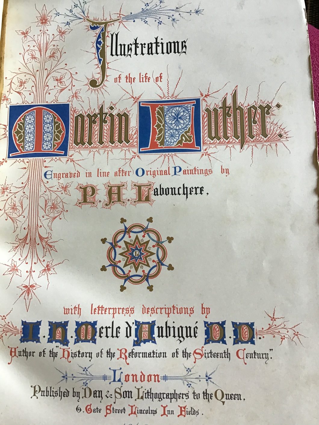 Illustrations of the Life of Martin Luther, Engraved in Line After Original Paintings by P.A. Labouchere