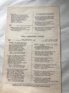 25 Christmas carols a collection of old and new favourites published by church book room press Rushdon