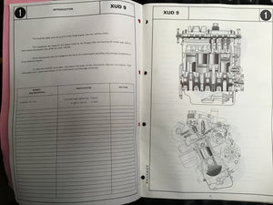 Xud Engine DIESEL ENGINE XUD 9 162 Overhaul PEUGEOT Direction APREs VENTE TALBOT ...