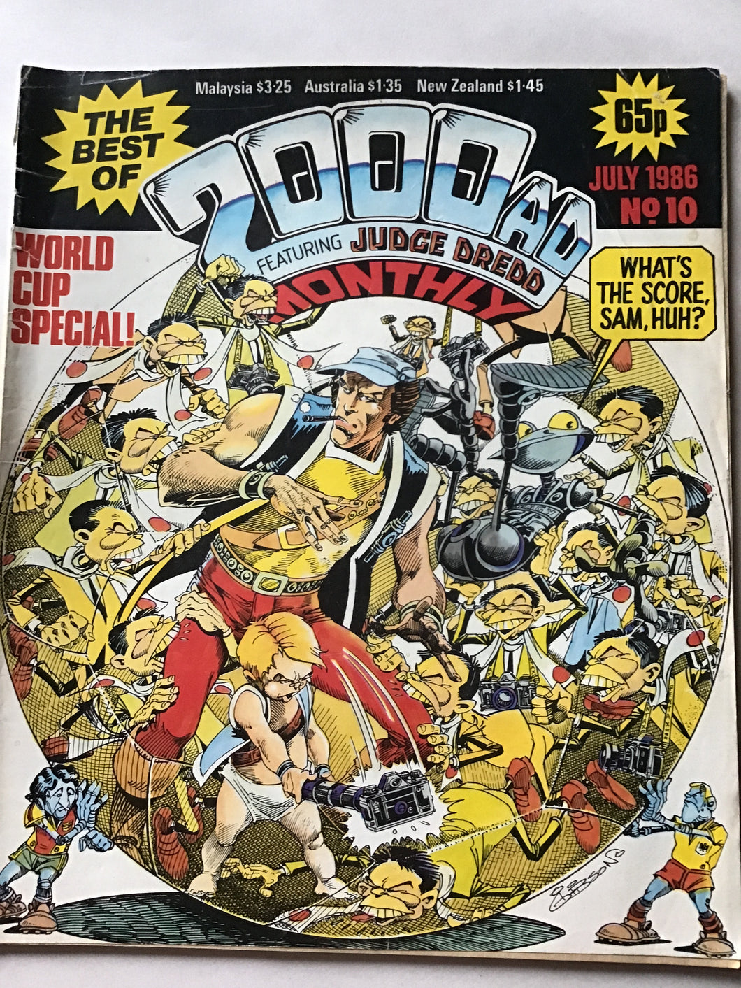 The best of 2000 A.D. monthly featuring Judge dread July 1986 number 10