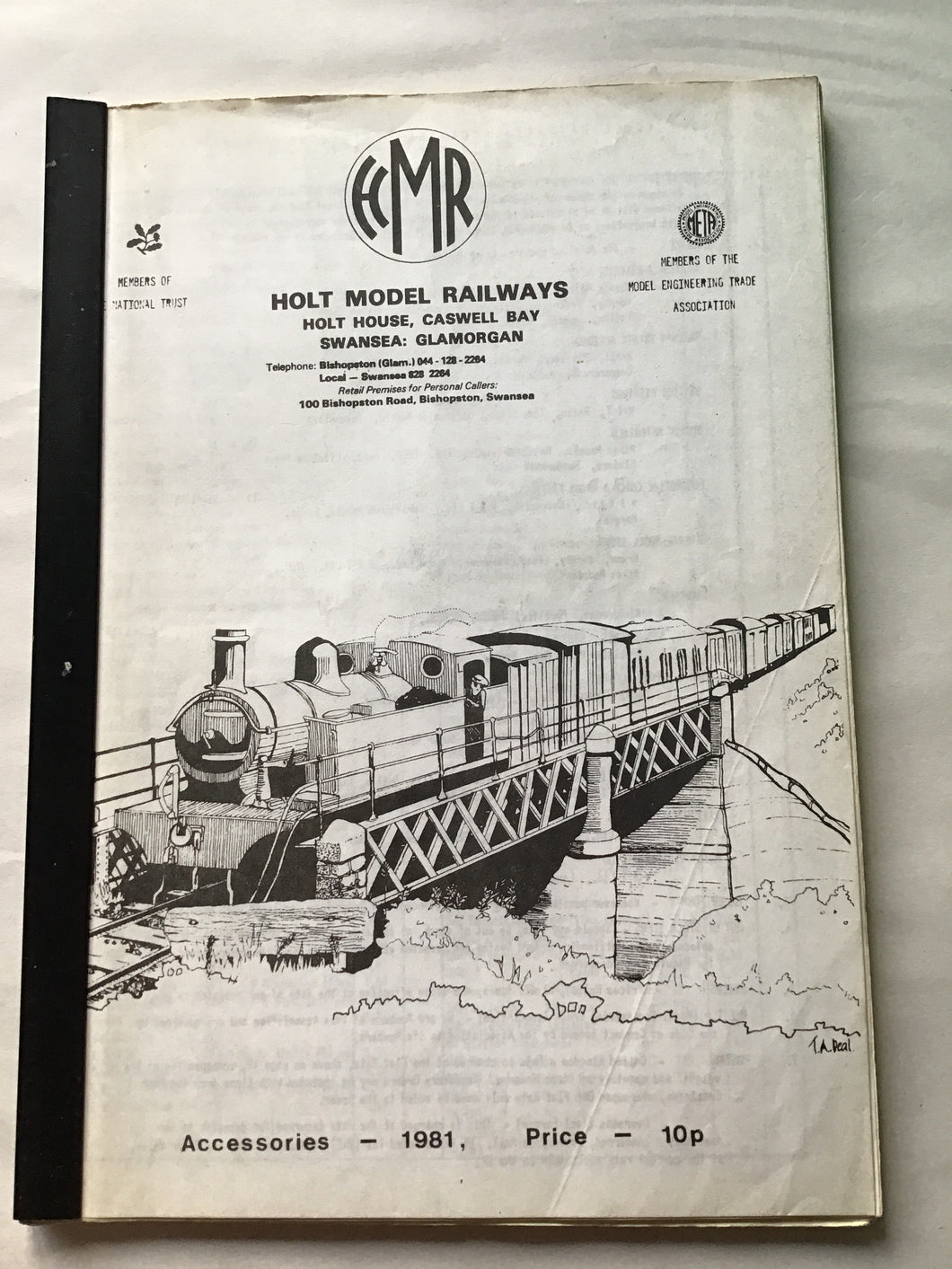 Holt model railways accessories catalogue 1981 model railways