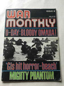 War monthly magazine issue eight 1974 D-Day bloody Omaha - 8