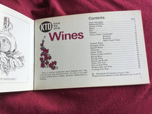 Load image into Gallery viewer, Know the drink, wines stop limp cover edition. 1968

