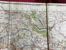 Load image into Gallery viewer, Ordnance survey map 45 Derbyshire dated 1947 cloth does not have the front or back cover
