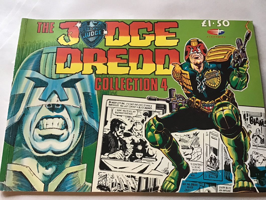 The judge Dredd collection for Fleetway 1989 softcover.