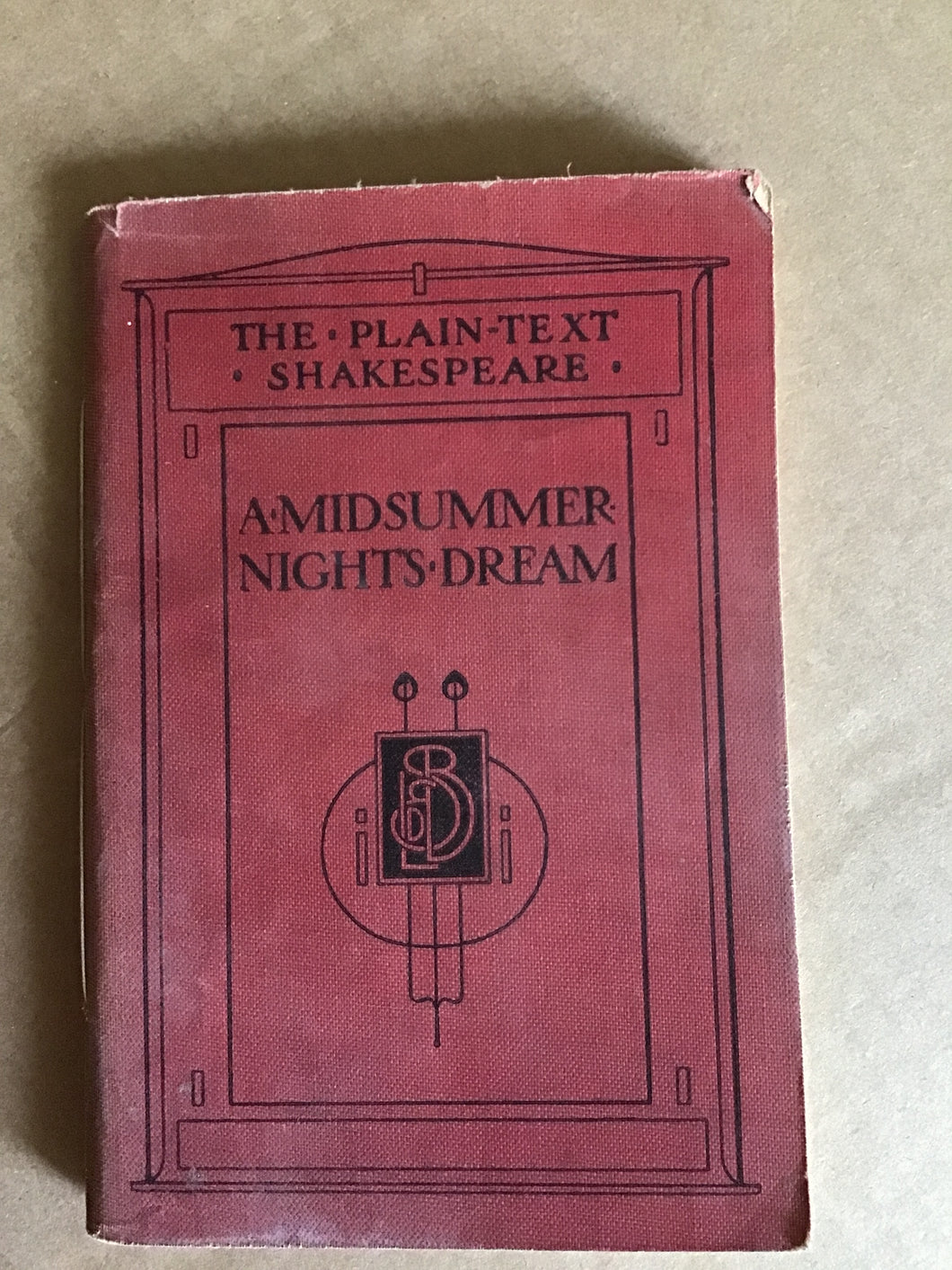 The Plain-Text Shakespeare A Midsummer Nights Dream [Paperback] William Shakespeare