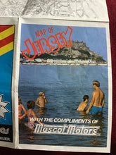 Load image into Gallery viewer, Map of Jersey Compliments of Mascot Motors Limited c1970 / 1980
