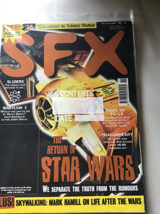 SFX magazine November 1996 number 18 sliders Babylon 5 Star Wars Mark Hamill