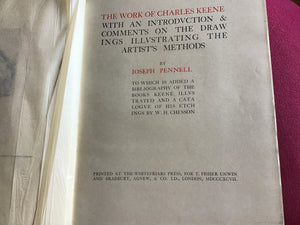 The Work of Charles Keene - Hardcover - Joseph Pennell MDCCCXCVII (1847) Rare 1st edition