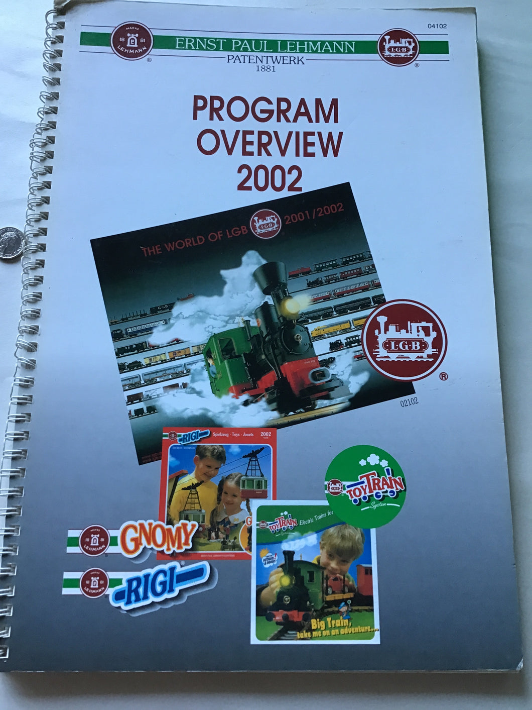 Ernst Paul Lehmann Patentwerk 1881 program review models train catalogue 2002