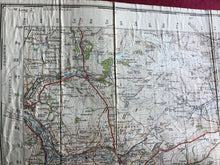 Load image into Gallery viewer, Ordnance survey map 45 Derbyshire dated 1947 cloth does not have the front or back cover
