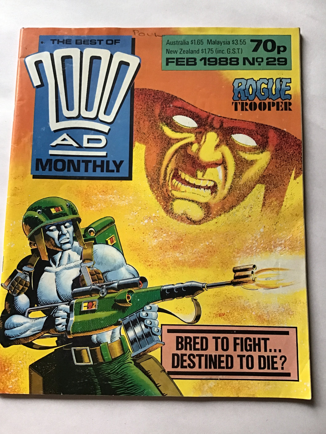 The best of 2000 A.D. monthly February 1988 number 29