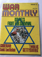 Load image into Gallery viewer, War monthly issue three 3 Israel’s fight for survival Gettysburg thank tactician 1974
