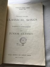 Load image into Gallery viewer, Novelloâ€™s songâ€™s school songs book 359. Paperback 28 classical songs for junior classes

