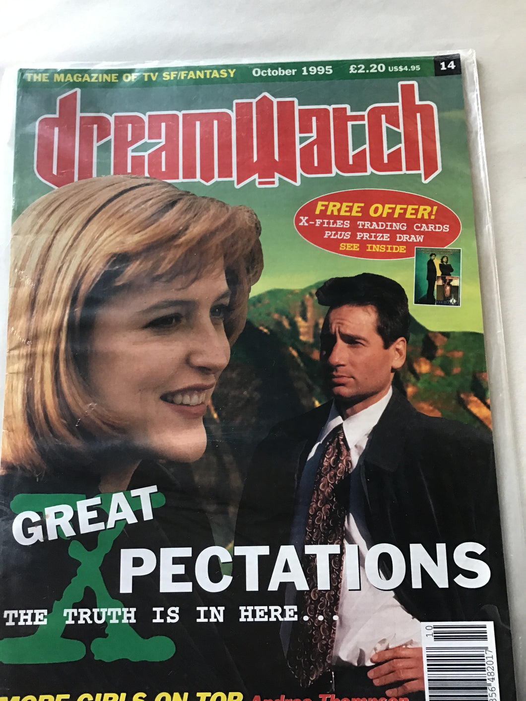 Dream watch Magazine October 1995 X-Files Joanna Lumley