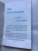 Load image into Gallery viewer, The seeing world of the over forties solving the visual problems of middle-age paperback
