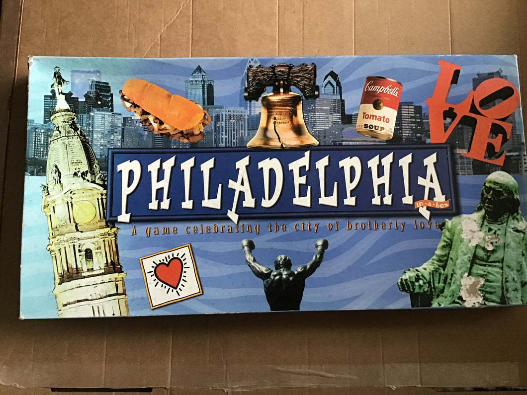 Philadelphia in a box, a game celebrating the city of brotherly love late for the sky - rare