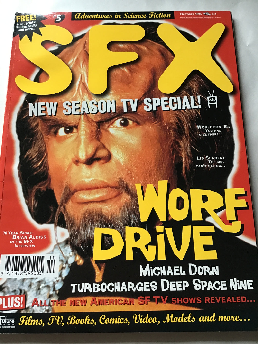 SFX Magazine October 1995 WorldCom 95 Liz Sladen