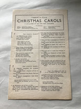Load image into Gallery viewer, 25 Christmas carols a collection of old and new favourites published by church book room press Rushdon
