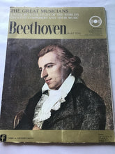 Load image into Gallery viewer, THE GREAT MUSICIANS  A WEEK BY WEEK STUDY OF THE WORLD&#39;S  GREATEST COMPOSERS AND THEIR MUSIC  Beethoven  PART TEN. Vinyl Book
