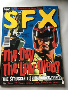 SFX magazine number 2 July 1995 Judge dread X-Files wonder woman
