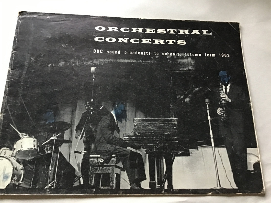 Orchestral concerts BBC Sam broadcaster scores autumn term 1963