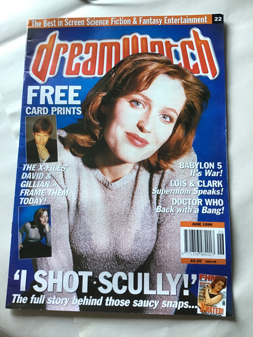Dream watch magazine Babylon 5 Lois and Clark Doctor Who June 1996