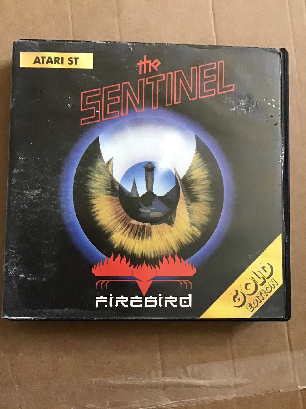 The sentinel game Firebird gold edition story ST. Boxed with manual.Untested Atari ST game with game box manual