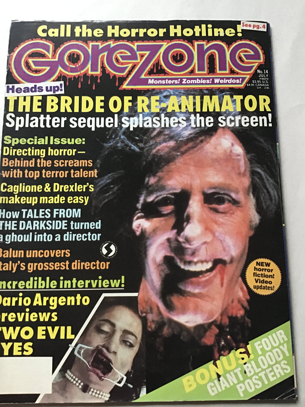 Gore zone magazine number 14 July 1990