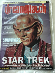 Dream watch magazine April 1995 issue eight the tomorrow people Red Dwarf Star Trek
