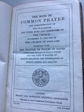 Load image into Gallery viewer, THE Book OF PRAYER AND ADMINISTRATION OF THE SACRAMENTS OTHER RITES AND CEREMONIES OF THE CHURCH ACCORDING TO THE USE OF THE CHURCH OF ENGLAND Leather bound.
