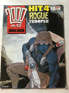 2000 A.D. featuring Judge dread October 1988 program 598