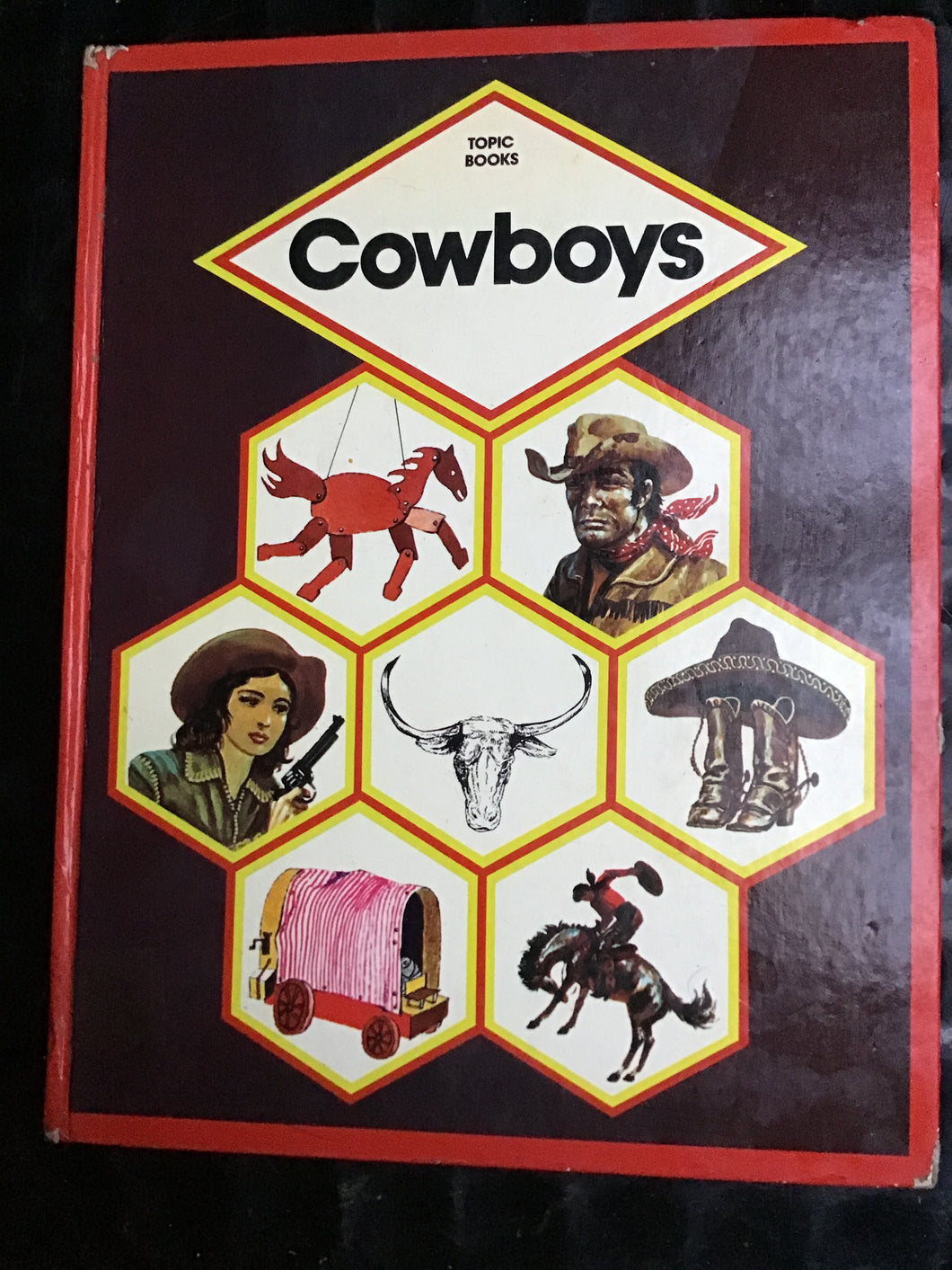 Cowboys topic books hardcover McDonald educational