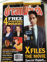 Load image into Gallery viewer, Dream watch magazine June 1997 Star Trek avengers fifth element X-Files movie

