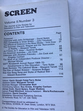 Load image into Gallery viewer, Screen paperback volume 11 number three censorship violence Polonski Michael winner The Damned a Journal of the Society for education in film and television
