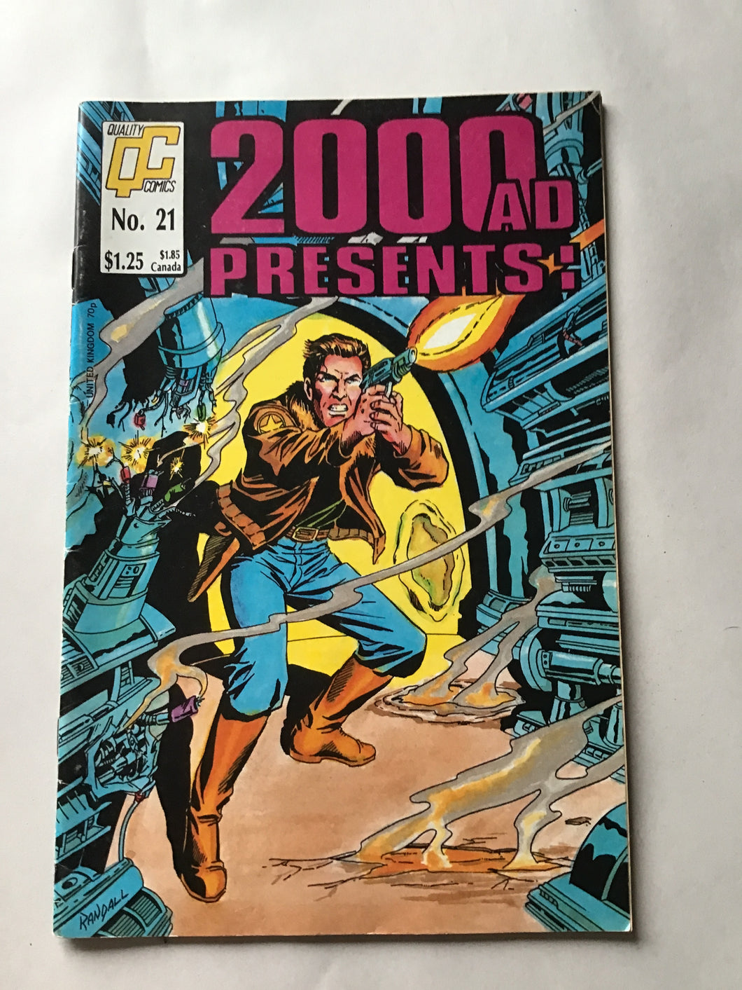 Quality comics QC number 21 2000AD presents 1987