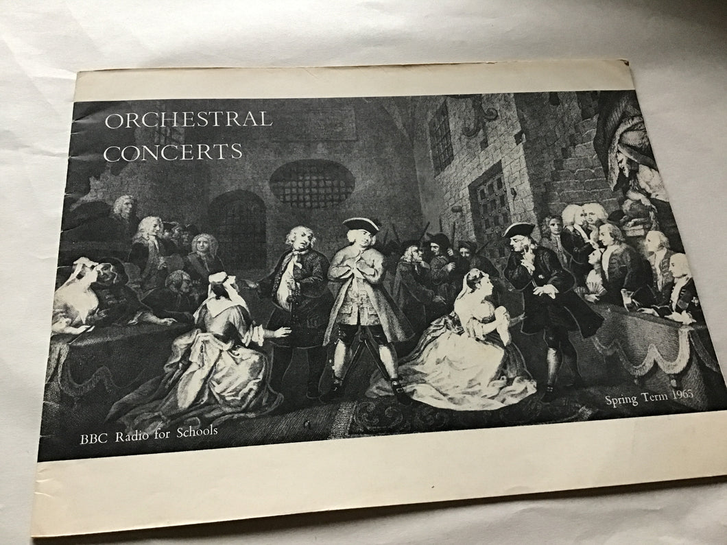 Orchestral concerts BBC radio for schools spring term 1965