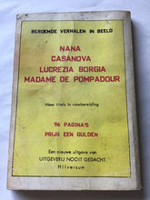 Load image into Gallery viewer, Casanova - Paperback- 96 Pagina’s in bleed prijs een gulden. Een Nielsen uitgave van Uitgeverij Nooit Gedacht. Holland.
