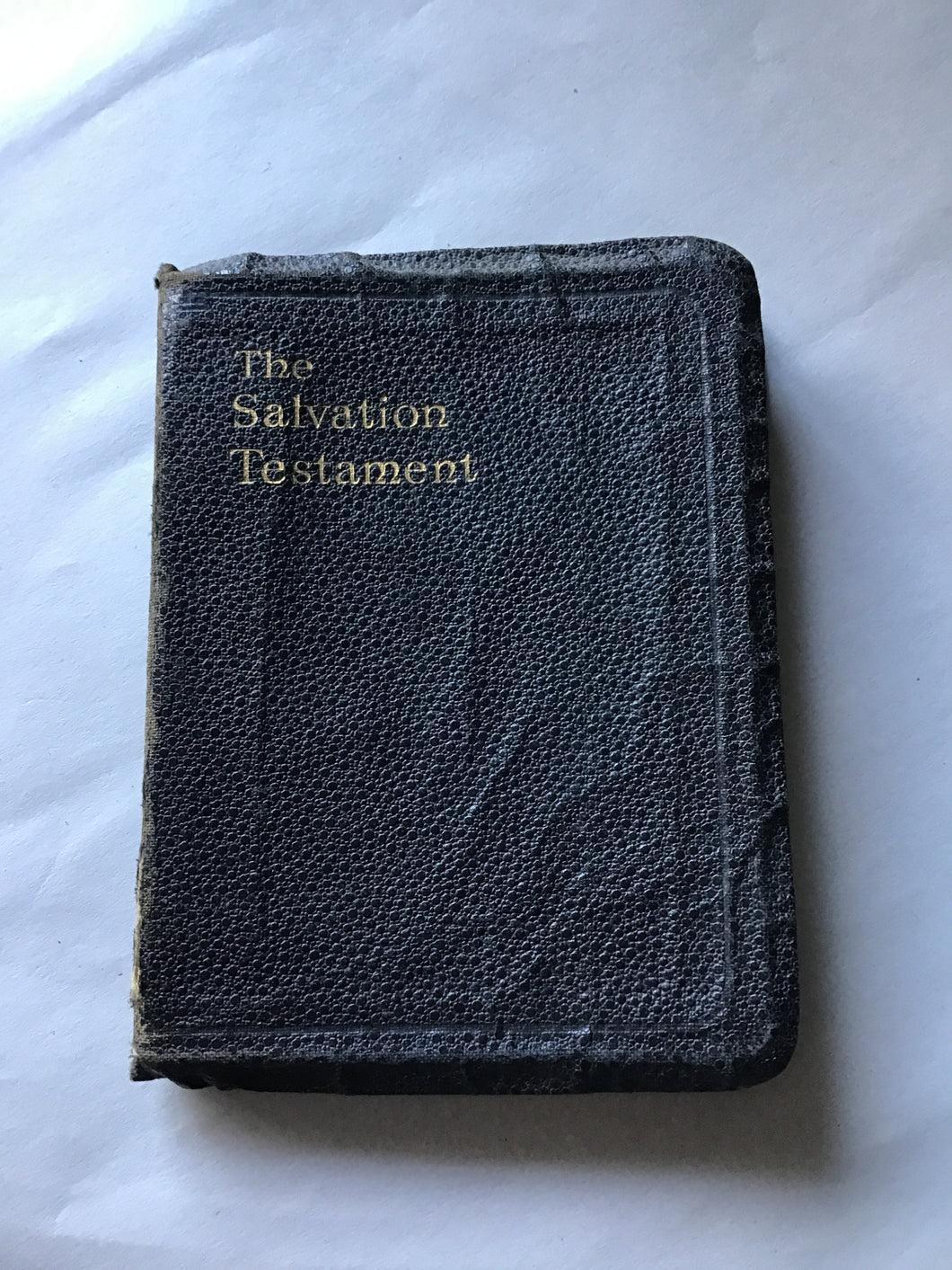 The salvation testament indexed and marked by the best methods of bible1941 leather cover pocket sized