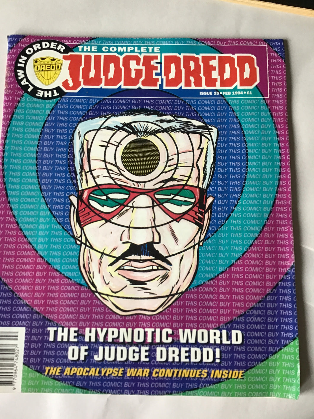 The complete judge dread the law in order issue 25 February 1994
