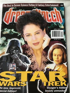 Dream watch magazine April 1999 Star Trek Star Wars Babylon 5 X-Files dark skies.