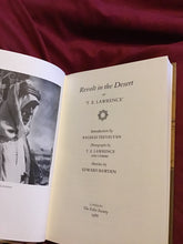 Load image into Gallery viewer, Revolt In The Desert - Hardcover Folio Society - T E LAWRENCE. RALEIGH TREVELYAN. EDWARD BAWDEN 1986

