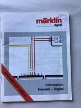 Load image into Gallery viewer, Marklin digital enlarged 2nd edition information two-rail digital  booklet
