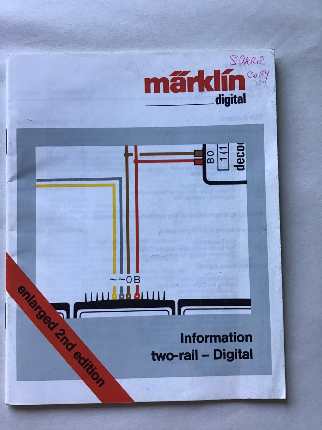 Marklin digital enlarged 2nd edition information two-rail digital  booklet
