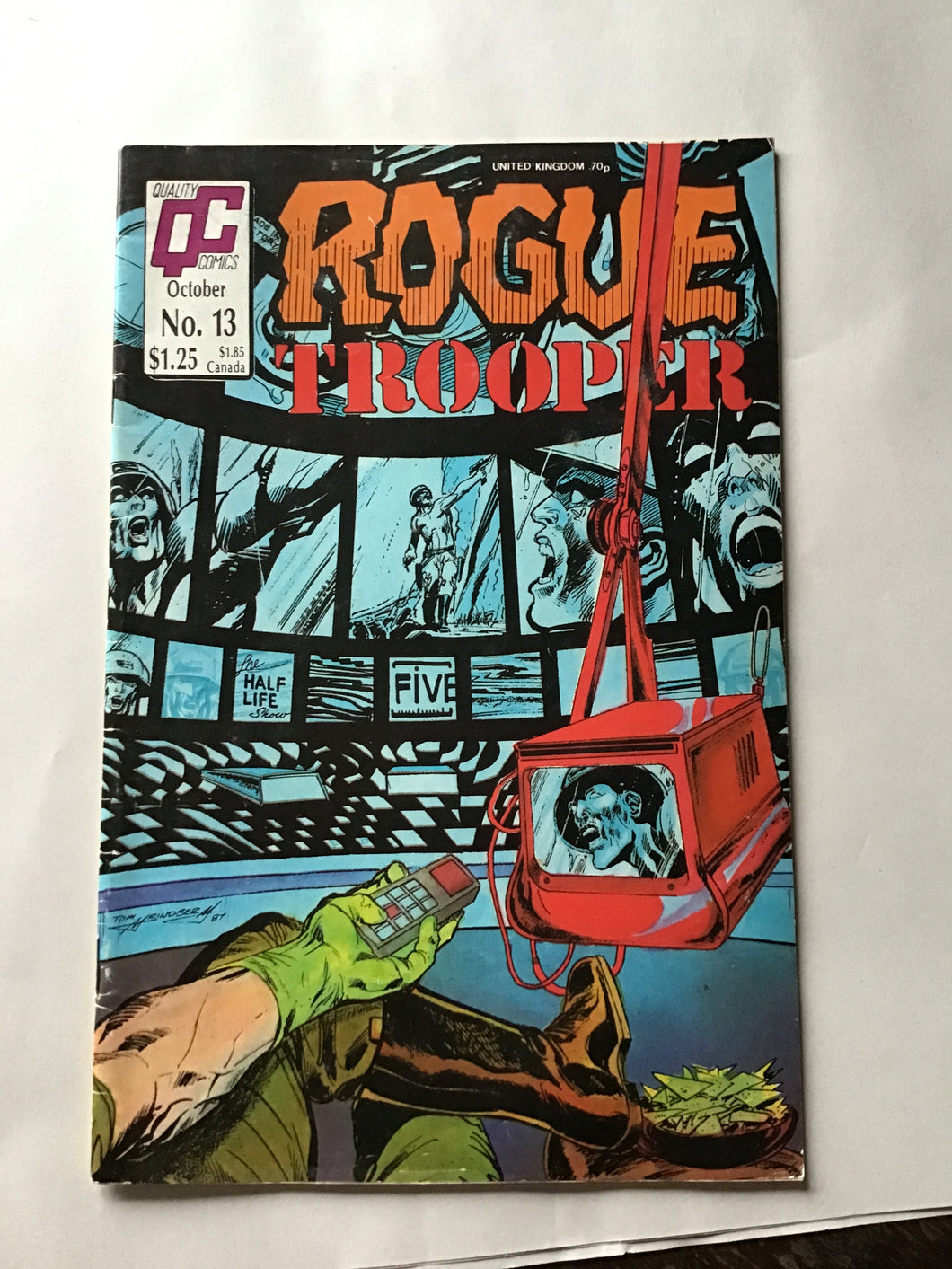 Quality comics QC October number 13 1987. Rogue Trooper