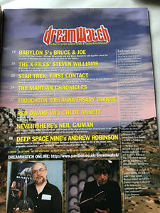 Dream watch magazine 1996 November Star Trek Doctor Who Babylon 5 X-Files Red Dwarf